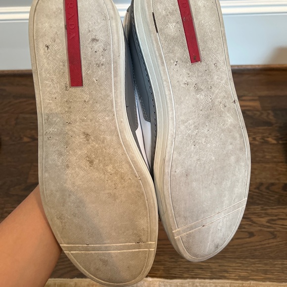 Prada Mens Low Top Sneakers Size 9 - Picture 3 of 13
